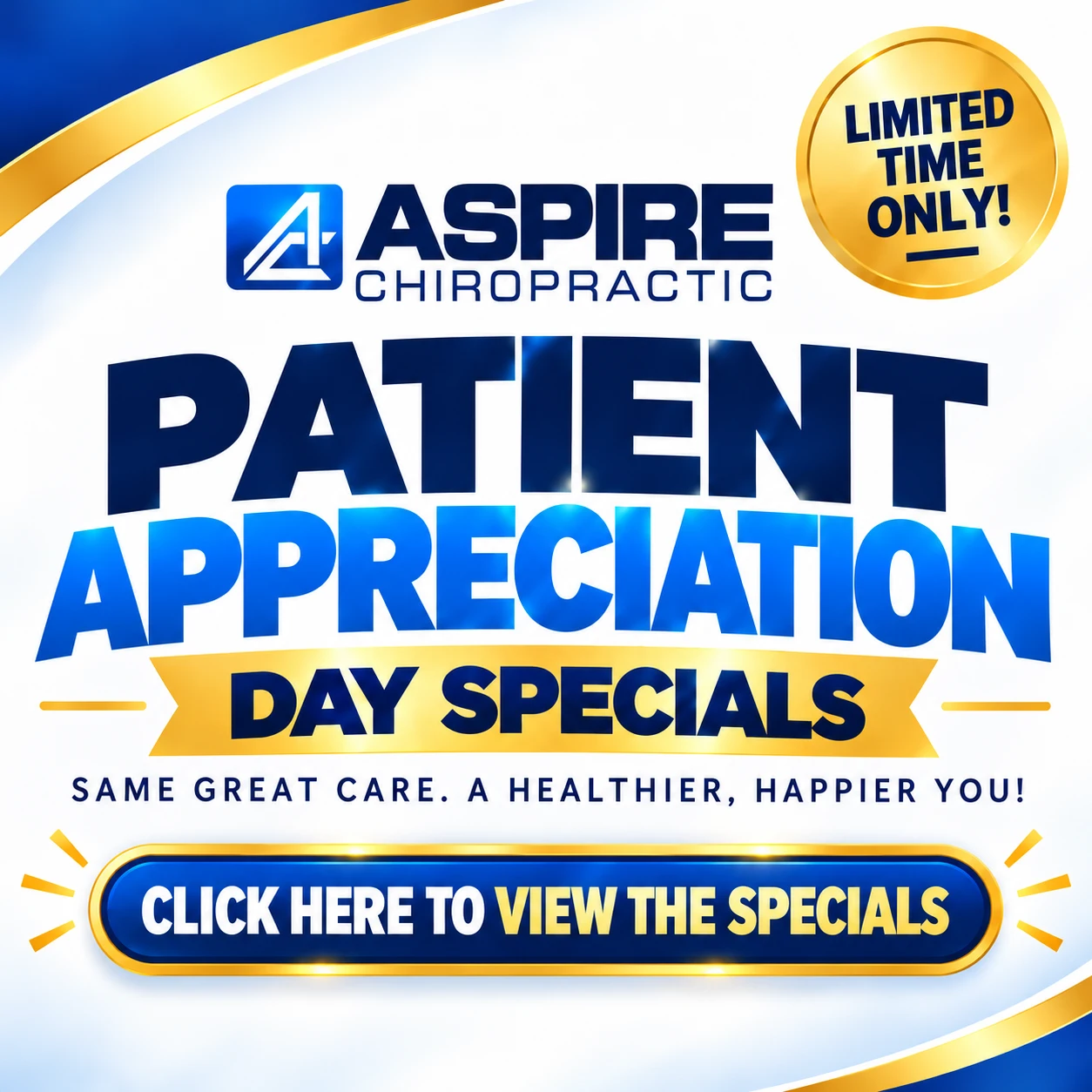 Aspire 2026 Patient Appreciation Deals Weekend Promo
